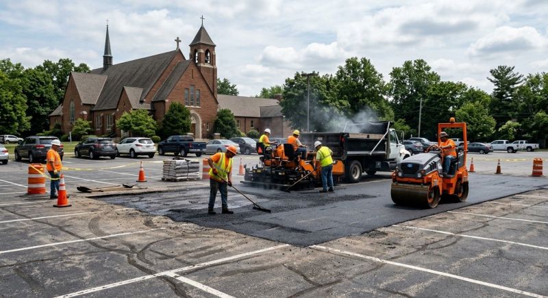Parking Lot Repair in Little Rock, AR